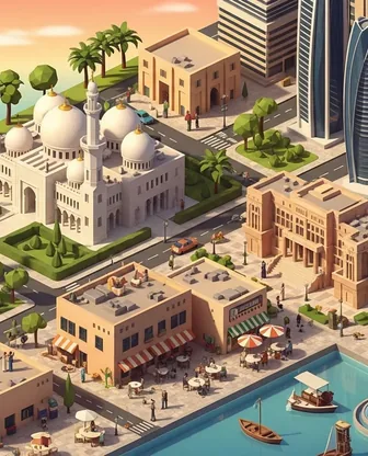 Illustration for 2 Days in Abu Dhabi — Romance