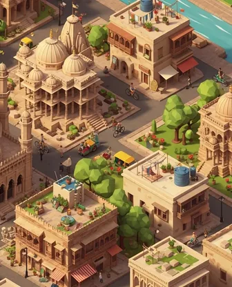 Illustration for 3 Days in Ahmedabad — Culture & History
