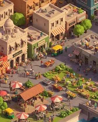 Illustration for 2 Days in Ahmedabad — Food & Wine