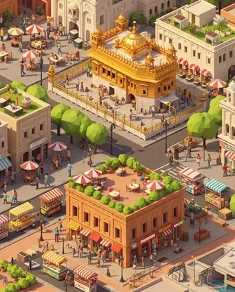 Illustration for 2 Days in Amritsar — Food & Wine