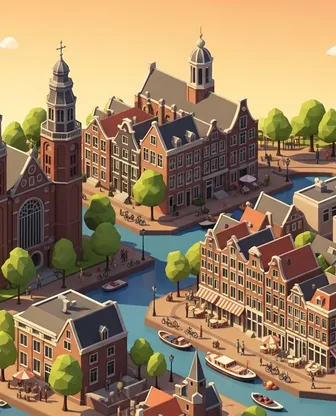 Illustration for 2 Days in Amsterdam — Romance