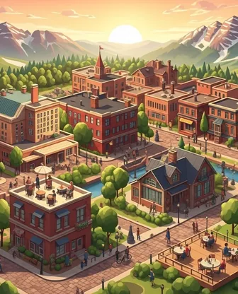 Illustration for 2 Days in Aspen — Romance