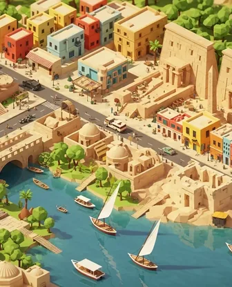 Illustration for 3 Days in Aswan — Culture & History