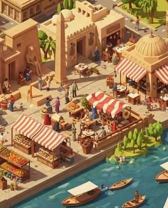 Illustration for 2 Days in Aswan — Food & Wine