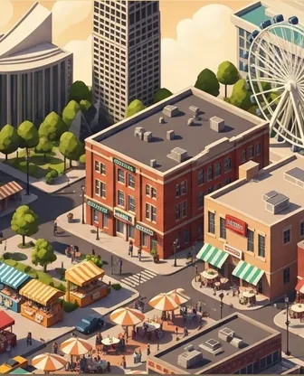 Illustration for 2 Days in Atlanta — Food & Wine