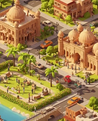 Illustration for 3 Days in Bahawalpur — Family with Kids