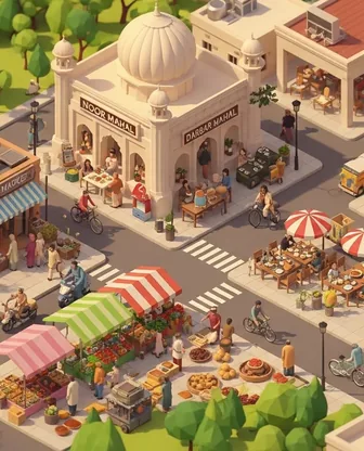 Illustration for 2 Days in Bahawalpur — Food & Wine