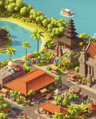 Illustration for 3 Days in Bali — Culture & History