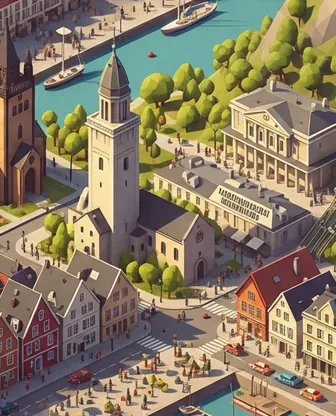 Illustration for 3 Days in Bergen — Culture & History