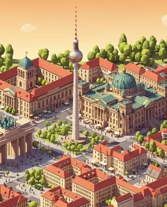 Illustration for 2 Days in Berlin — Romance