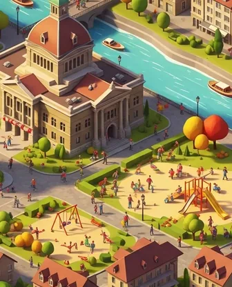 Illustration for 3 Days in Bern — Family with Kids