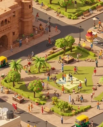Illustration for 3 Days in Bikaner — Family with Kids