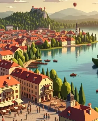 Illustration for 2 Days in Bled — Romance