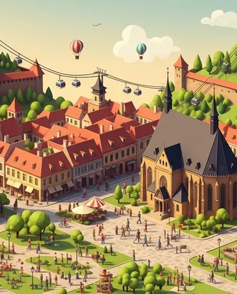 Illustration for 3 Days in Brasov — Family with Kids