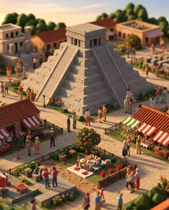 Illustration for 2 Days in Chichen Itza — Romance
