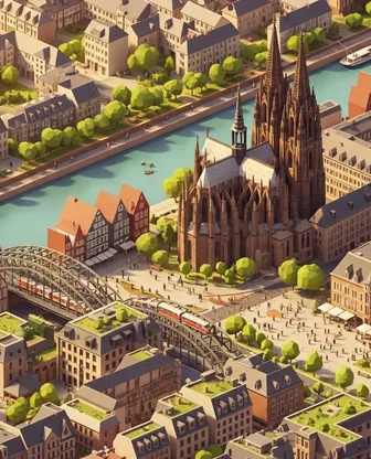 Illustration for 2 Days in Cologne — Romance
