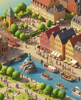 Illustration for 3 Days in Copenhagen — Family with Kids