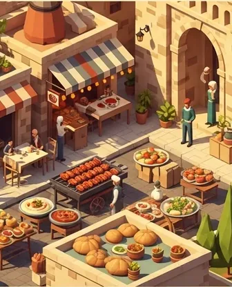 Illustration for 2 Days in Damascus — Food & Wine