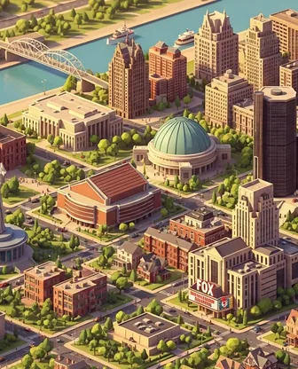 Illustration for 3 Days in Detroit — Culture & History
