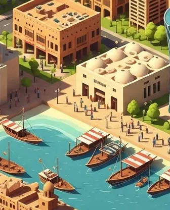 Illustration for 3 Days in Doha — First-Timer Highlights