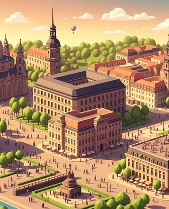 Illustration for 2 Days in Dresden — Romance