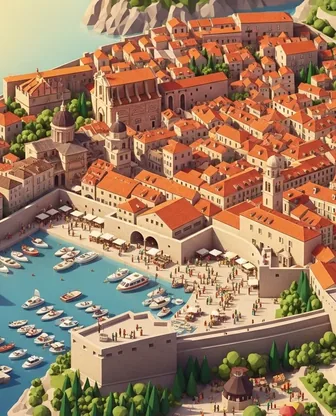 Illustration for 3 Days in Dubrovnik — Culture & History