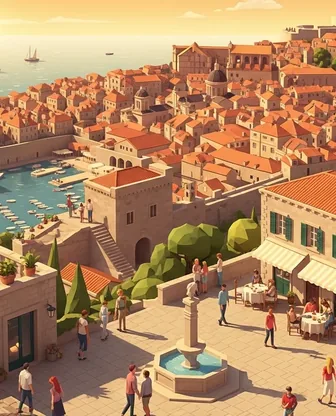 Illustration for 2 Days in Dubrovnik — Romance