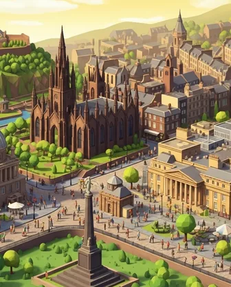 Illustration for 3 Days in Edinburgh — Culture & History