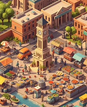 Illustration for 2 Days in Faisalabad — Food & Wine