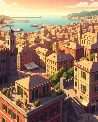 Illustration for 2 Days in Genoa — Romance