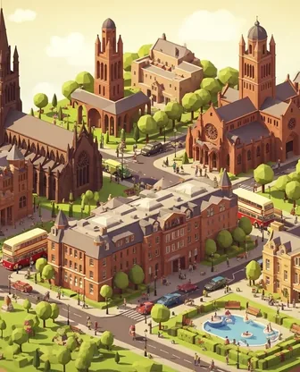Illustration for 3 Days in Glasgow — Culture & History