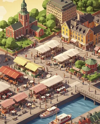 Illustration for 2 Days in Gothenburg — Food & Wine