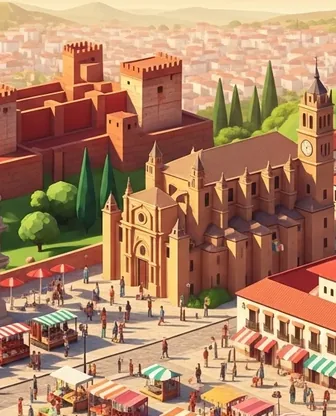 Illustration for 3 Days in Granada — Culture & History