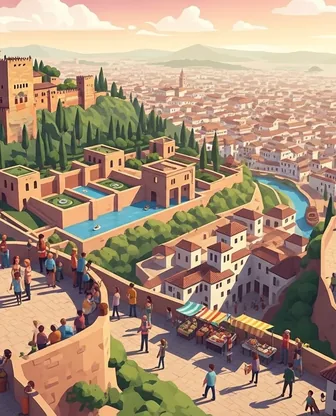 Illustration for 2 Days in Granada — Romance