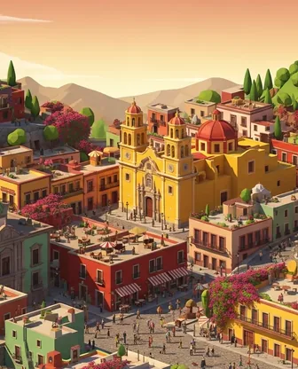 Illustration for 2 Days in Guanajuato — Romance