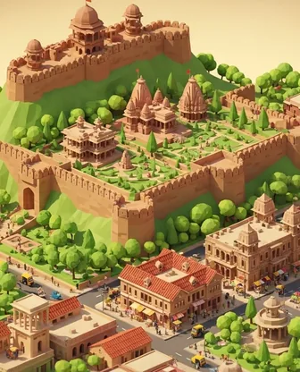 Illustration for 3 Days in Gwalior — Culture & History
