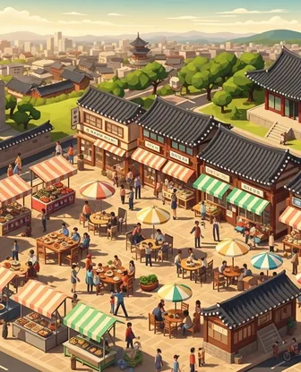 Illustration for 2 Days in Gyeongju — Food & Wine