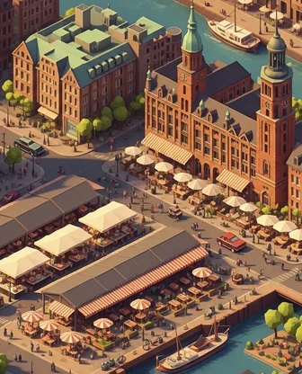 Illustration for 2 Days in Hamburg — Food & Wine