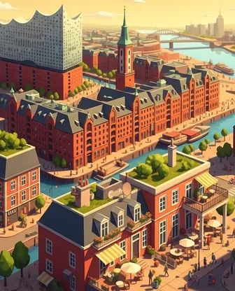 Illustration for 2 Days in Hamburg — Romance