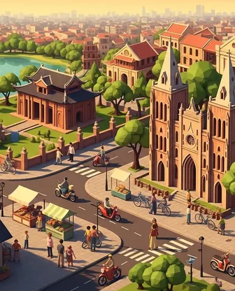Illustration for 2 Days in Hanoi — Romance