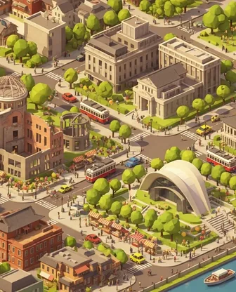 Illustration for 3 Days in Hiroshima — Culture & History