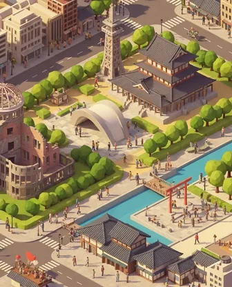 Illustration for 3 Days in Hiroshima — First-Timer Highlights