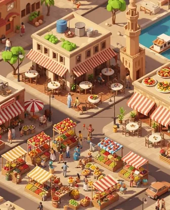 Illustration for 2 Days in Hurghada — Food & Wine