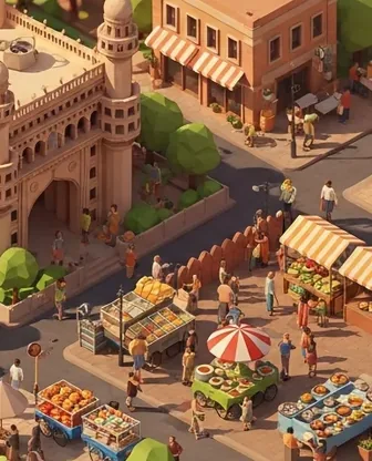 Illustration for 2 Days in Hyderabad — Food & Wine