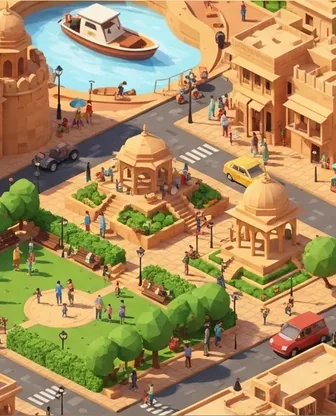 Illustration for 3 Days in Jaisalmer — Family with Kids
