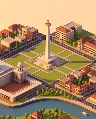 Illustration for 3 Days in Jakarta — Culture & History