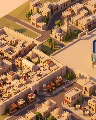 Illustration for 2 Days in Jerusalem — Food & Wine