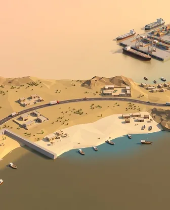 Illustration for Karachi to Gwadar Coastal Journey