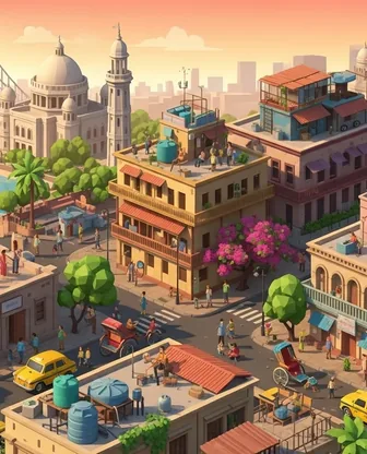 Illustration for 2 Days in Kolkata — Romance