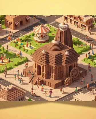 Illustration for 3 Days in Konark — Family with Kids